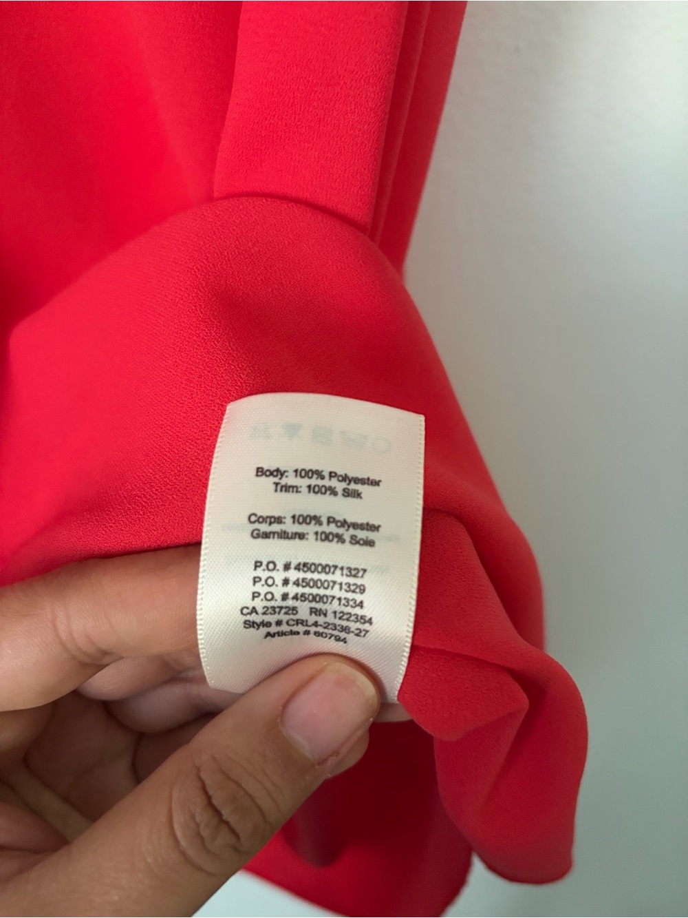 Aritzia Wilfred Sevres Red
Sleeveless Blouse High Low Top
Women's Size Small - Picture 5 of 6